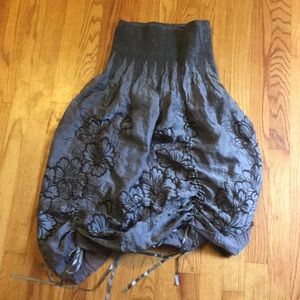 Grey floral dress or shirt